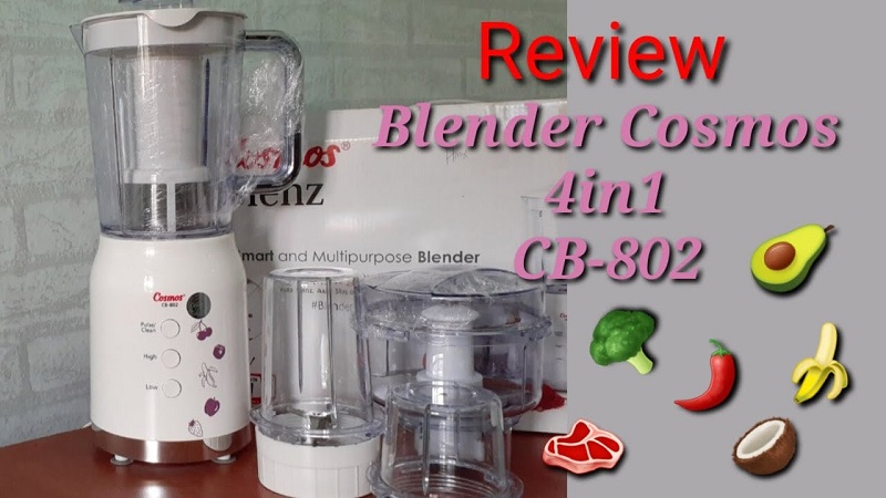 Blender Cosmos Blenz CB 802 dengan Kecanggihan 4 In 1 